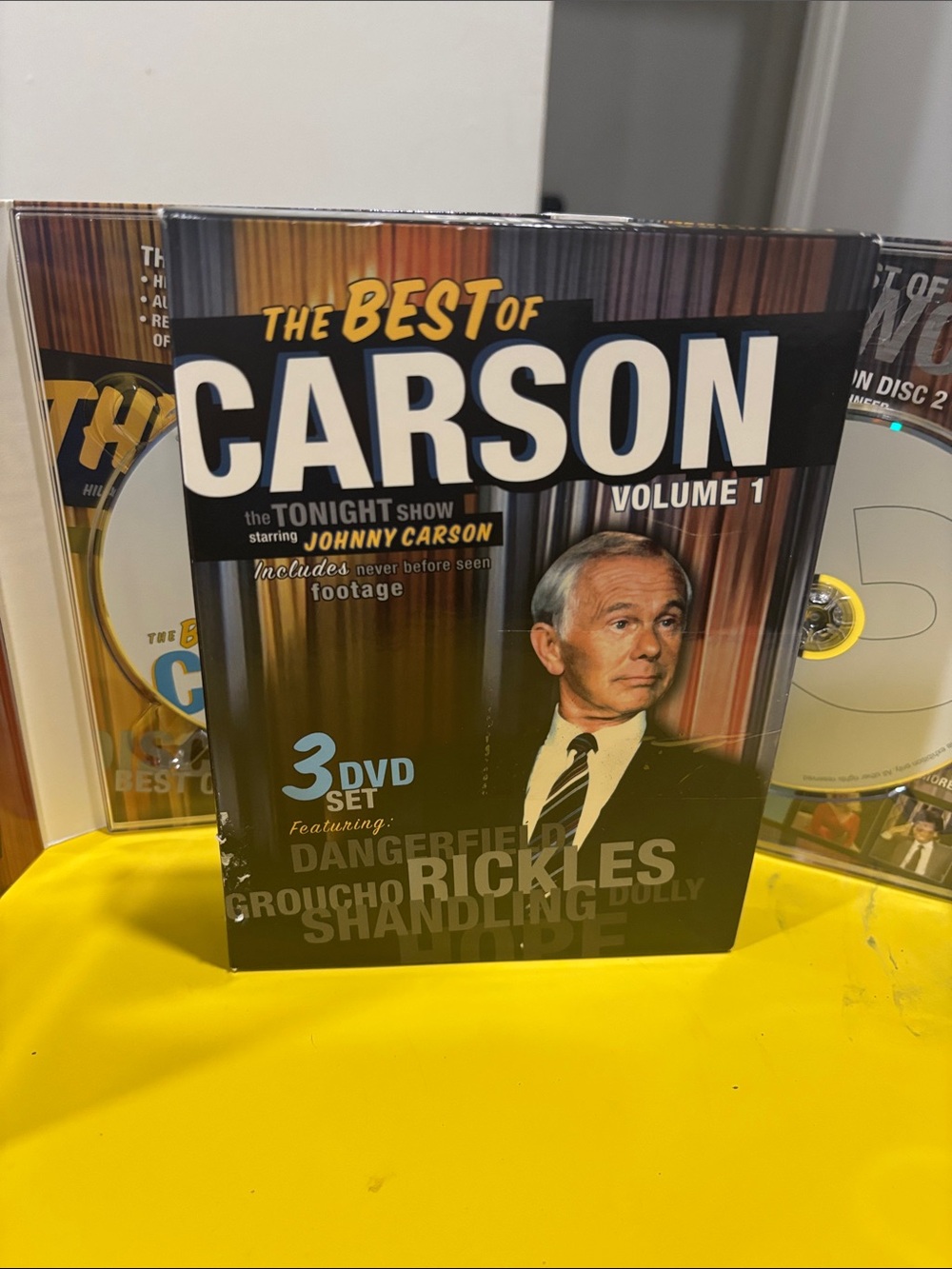 The Best of Carson Volume 1 - Johnny Carson 3 DVD Set (Black)